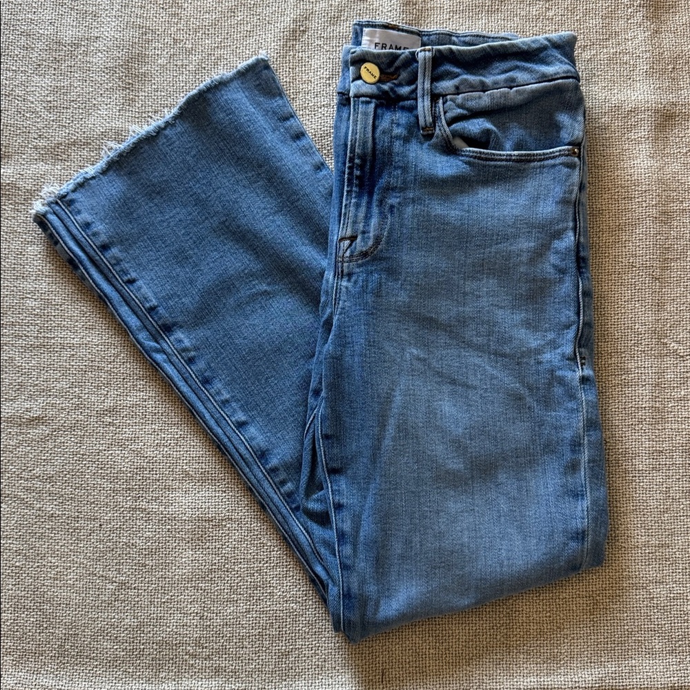 FRAME Le Crop Mini Boot Jeans‎ Size 27 Cropped
